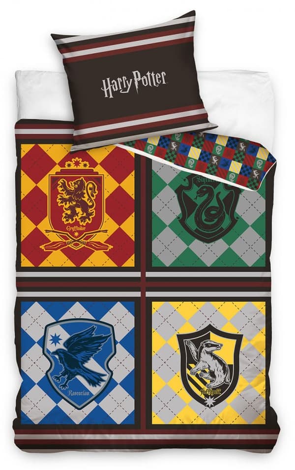 Harry Potter Plad påslakanset 140×200 cm, 70×90 cm