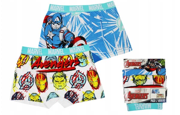 Avengers barnboxershorts barn underkläder -4 pack 6/8 år