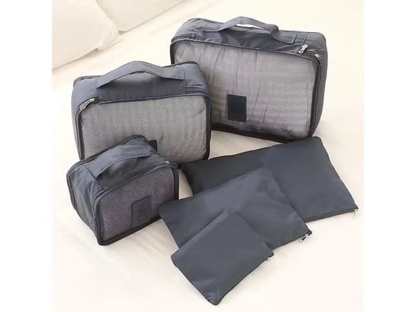 Reseorganizers 6-pack Grå – Packpåsar Resväska