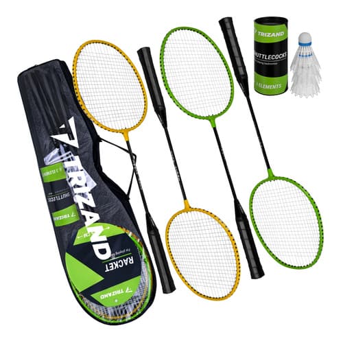 Badmintonset 4 personer – racketar, bollar & väska