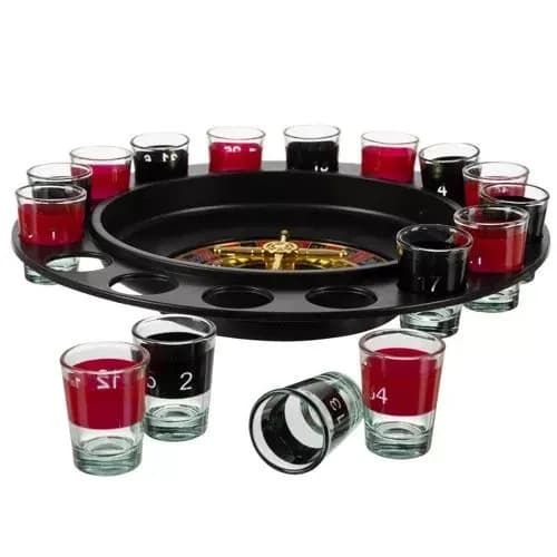 Alkoholroulette med 16 Glas – Festspel Vuxna