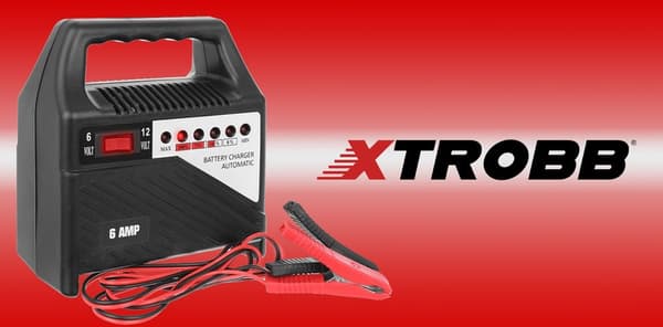 Batteriladdare 6V 12V 6A XTROBB – Kompakt & Effektiv
