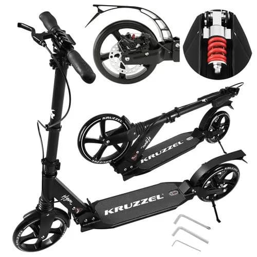 Sparkcykel för barn, stor storstadsmodell med 200 mm hjul