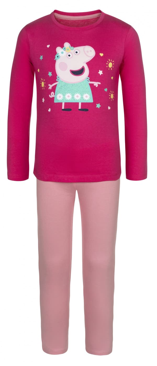 Peppa Pig barnpyjamas lång 110/116 cm