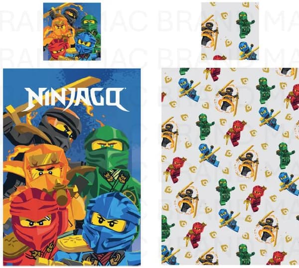 LEGO Ninjago Sanctuary bäddset för barn 100 × 135 cm – 100 % bomull