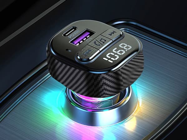 Bilsändare FM MP3/WMA USB A+USB C 30W
