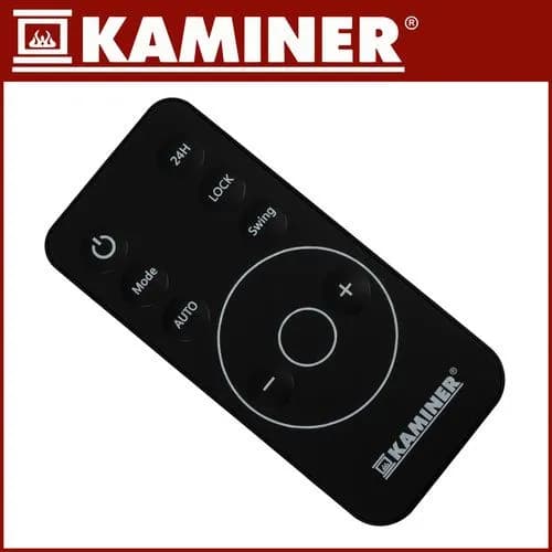 Fläktkonvektor - Vägghängt Element - 2000W - Black Svart