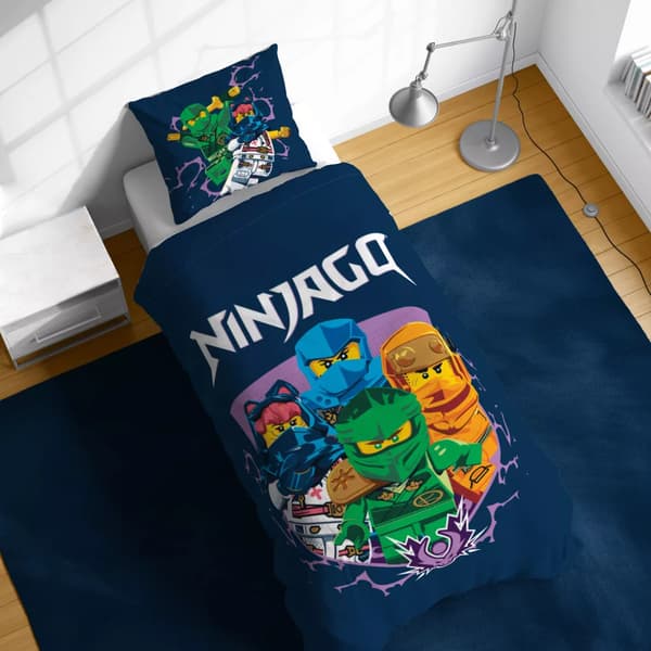 Sängkläder för barn - LEGO Ninjago Training Bäddset Barn 100x135 cm