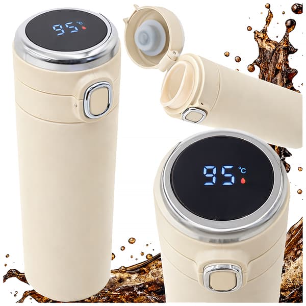 Termosmugg 400 ml med temperaturdisplay – smart termos