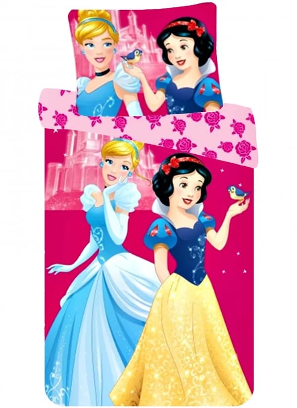 Disney Princess Kind Bäddset Barn 90x140 cm – Bomull