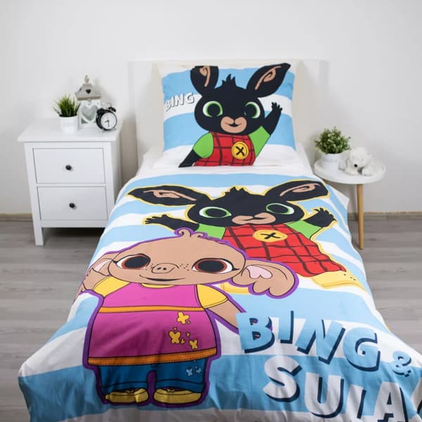 sängkläder för barn -Bing Sula Bäddset 140x200 cm – 100 % Bomull