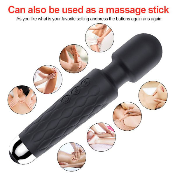 Multifunktionell massageapparat/dildo