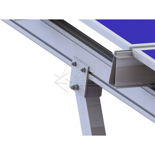 Ingenious double carport with solar panels, 6.60 kW