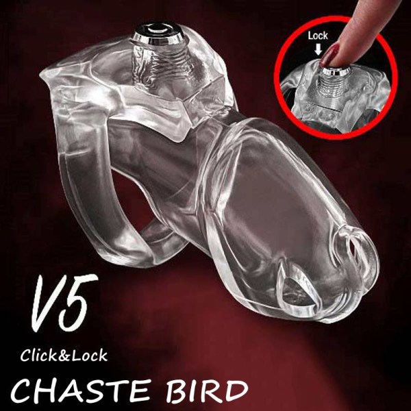 Click Amp Lock Male Chastity Devce HT-V5