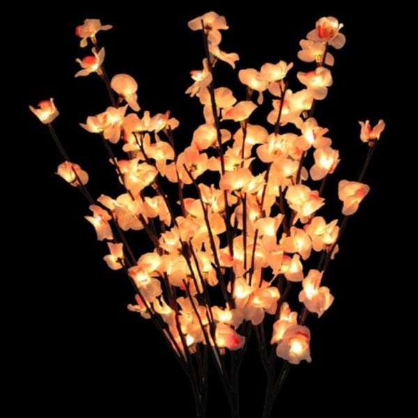 Diode twigs 100 cm high that shine beautifully pink / white