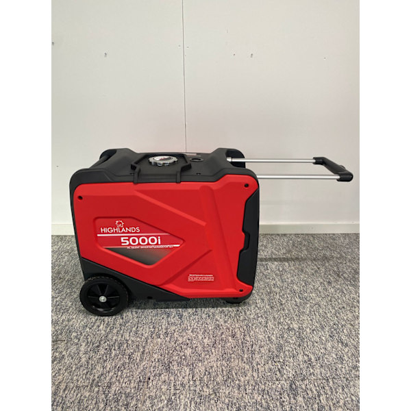 Reservel, bensindrivet elverk 3,7 kW, tyst 50 dB