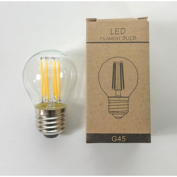LED lampa i vanlig form G45  x 6 PACK