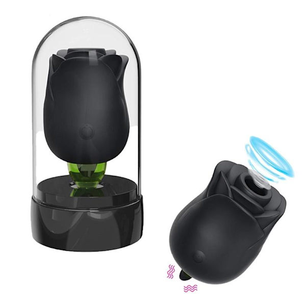 Smooth rose vibrator, easily fits in bedside table or in handbag