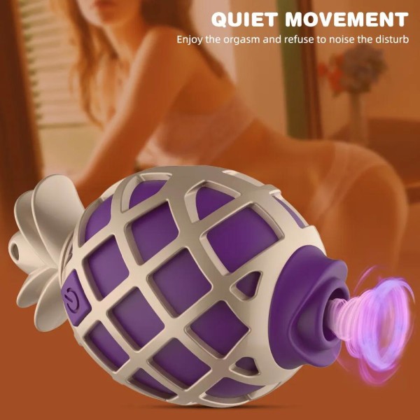 Pineapple vibrator with many functions, 10 vibration speeds