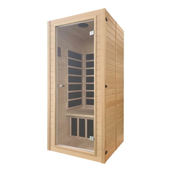 Harmoni, fleksibel IR sauna til én person, Hemlock træ