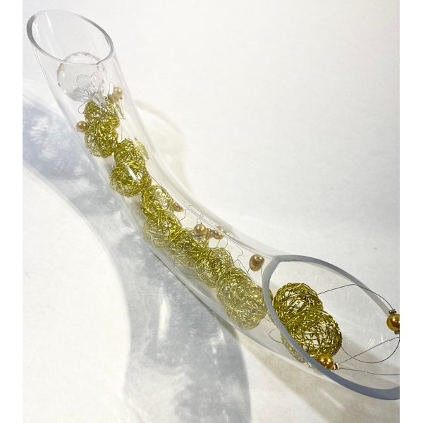 Skål/Vas i glas elegant fint bågformad, 20-pack