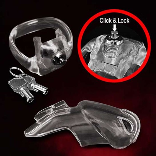 Click Amp Lock Male Chastity Devce HT-V5