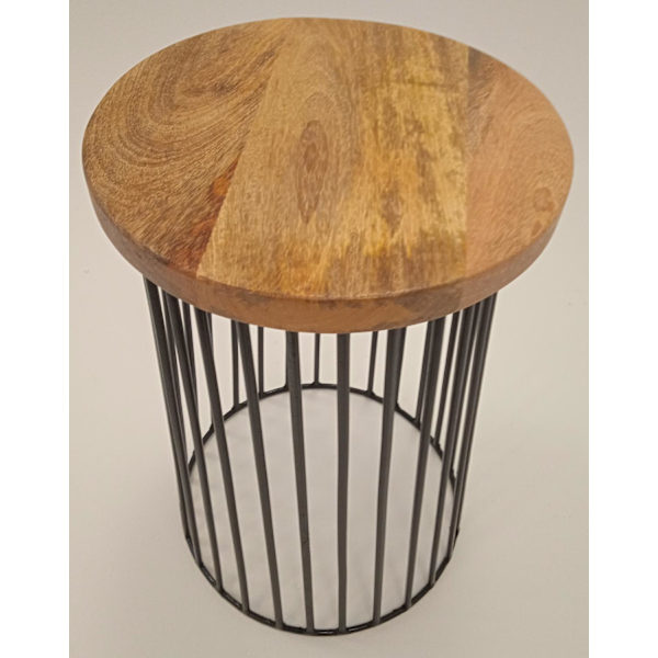 Handmade coffee table with solid Shesham wood top