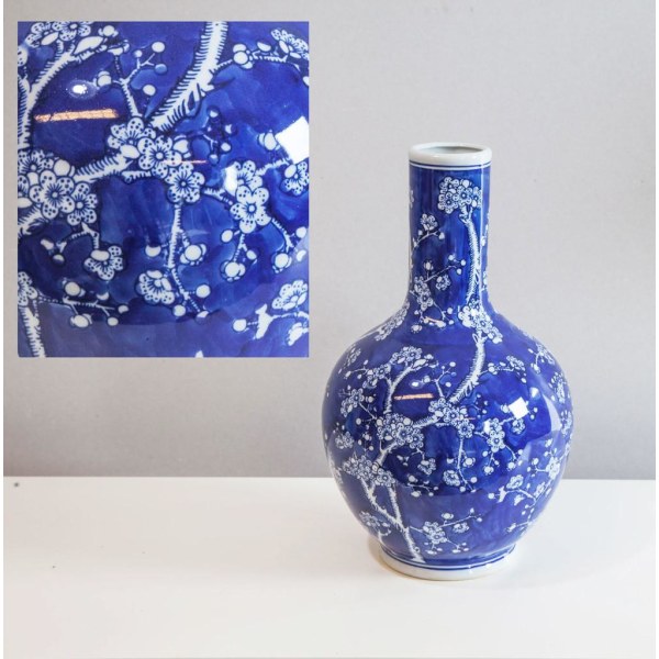Vase med et utrolig smukt mønster 22 x 22 x 38 cm