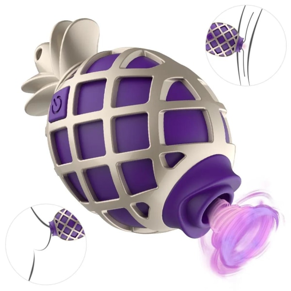 Pineapple vibrator with many functions, 10 vibration speeds