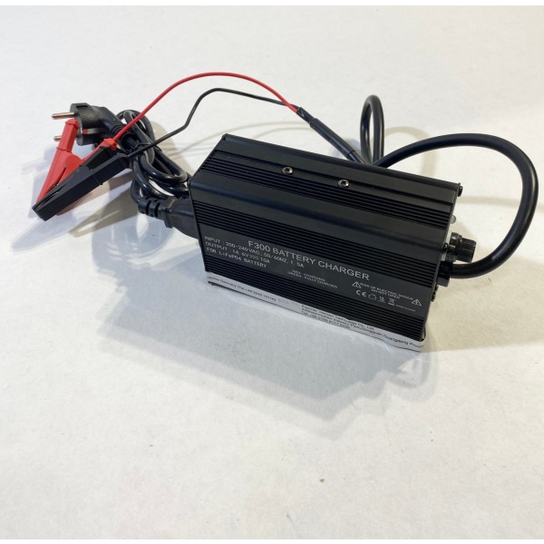 Batterioplader F300 14.6V, 10 Ah beregnet til Lithiumbatterier
