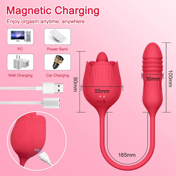 Double joy, vibrator with 10 vibration modes