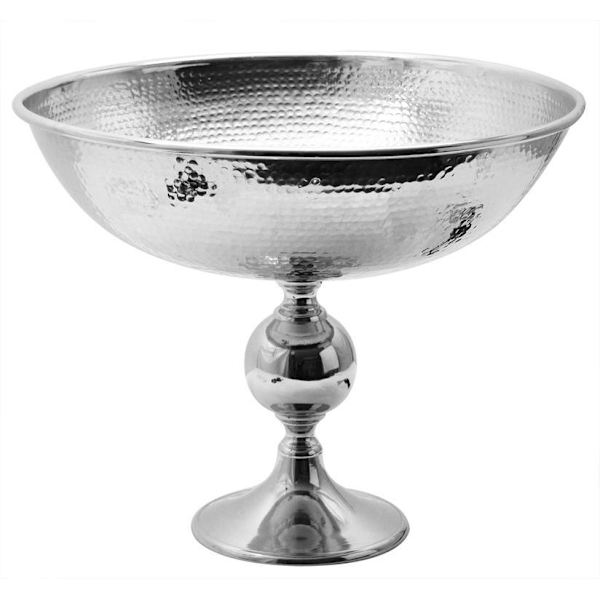 Elegant skål i polerad aluminium