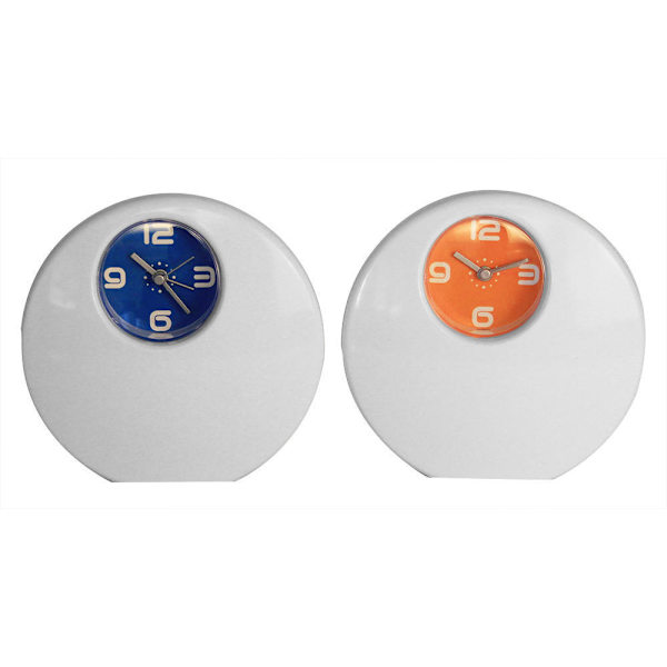 Battery-powered table clock with wake-up function, 8-pack