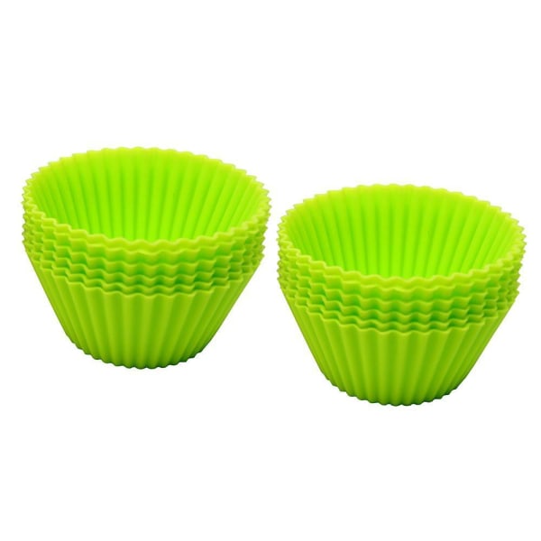Gör cupcakes muffinsform 48 stycken grön