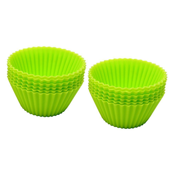 Gör cupcakes muffinsform 60 stycken grön