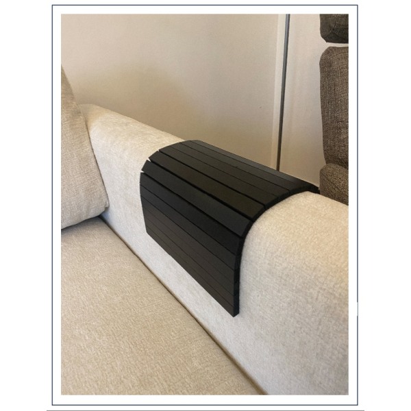 Rulo black tray flexible for example armrests