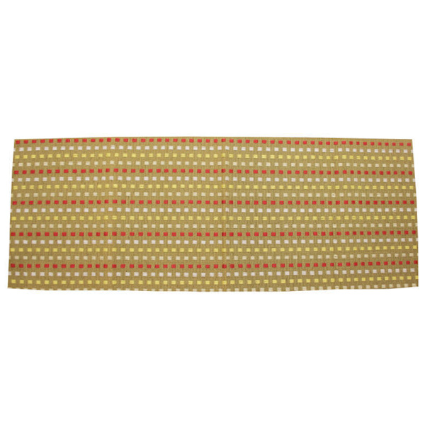 Nice cotton table runner beige, 45 x 140 cm x 4 pack