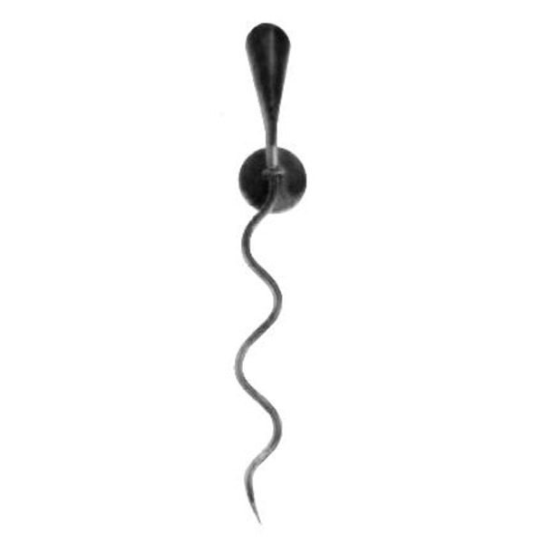 Ajaton taottu kynttilänjalka, musta x 4 kpl Black