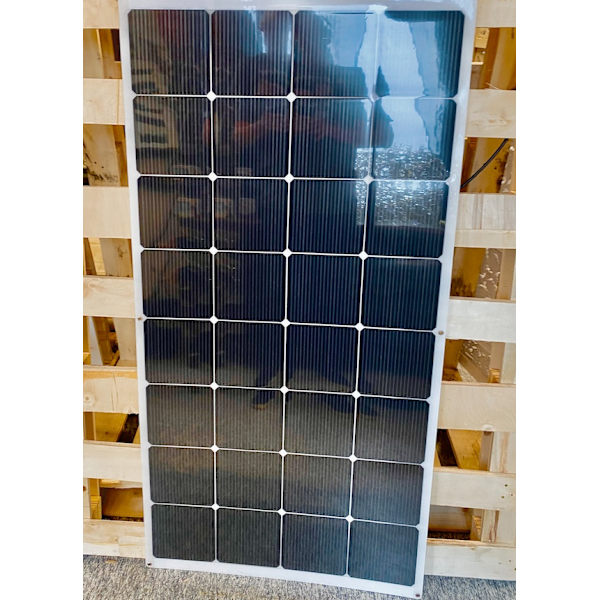 Fleksibelt tyndt solpanel 110 W, holdbart, smudsafvisende, skridsikkert