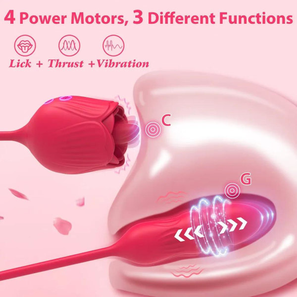 Double joy, vibrator with 10 vibration modes