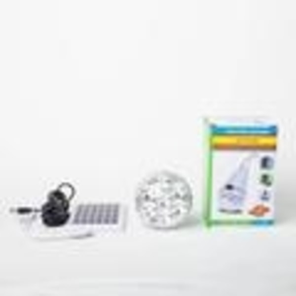 LED solcellslampa HB-6028, laddar & laddas med sol och USB 2pack