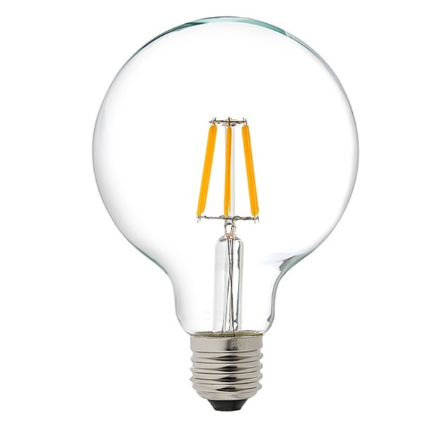 LED-lamppu, joka näyttää perinteiseltä hehkulampulta 8W E27 2 kpl