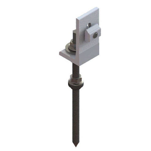 L-foot KS-HK-L02 for attaching a solar panel to a metal roof