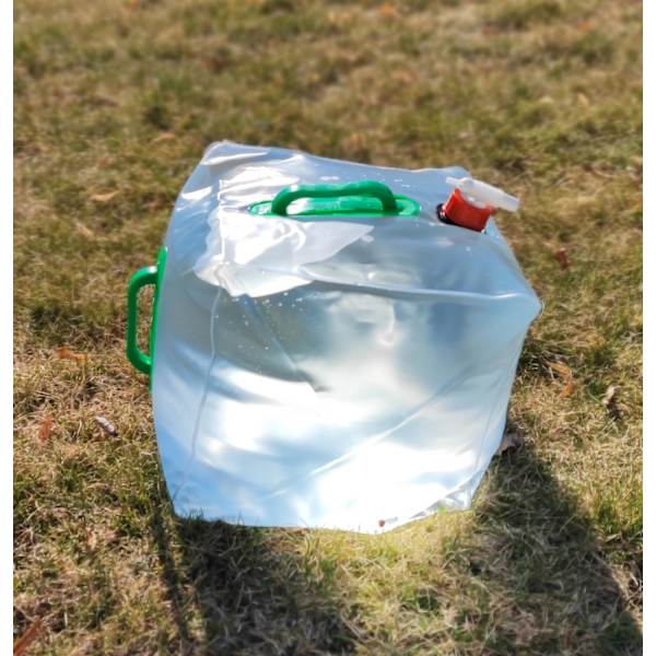 Hopfällbar vattentank 20 l med tappkran och handtag 3 st