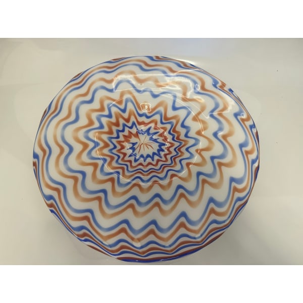 Very beautiful glass bowl 35 cm