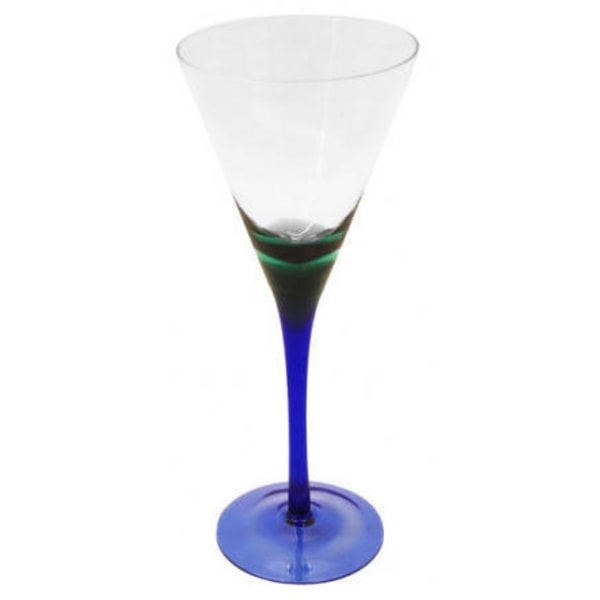 Uniq vinglas med blågrøn bund, 12 stk