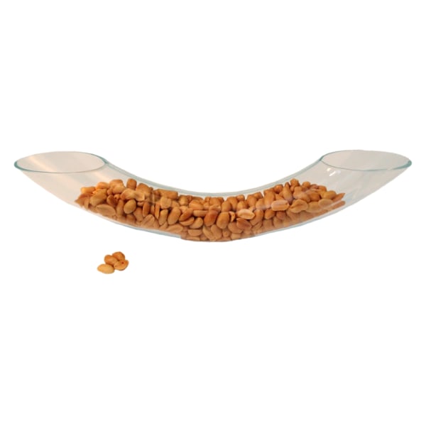 Skål/Vas i glas elegant fint bågformad, 20-pack