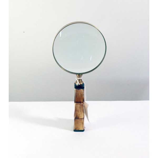 Stylish handmade magnifying glass, magnification 12.25 times