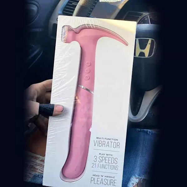 Handy hammer, sex aid with 10 speeds
