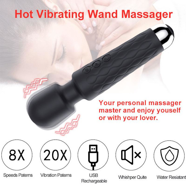 Multifunktionell massageapparat/dildo